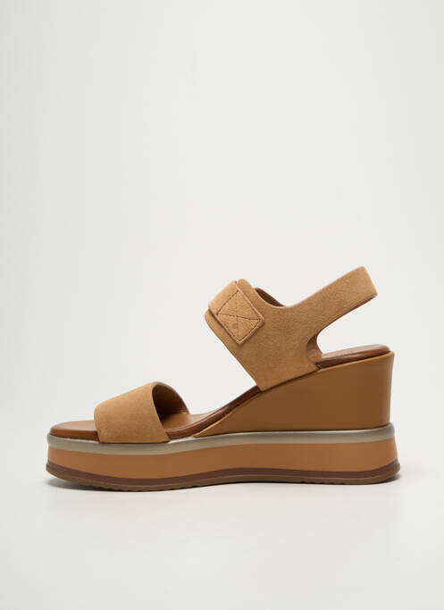 Sandale/Pantofi decupați maro INUOVO femeie