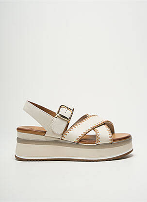 Sandale/Pantofi decupați bej INUOVO femeie