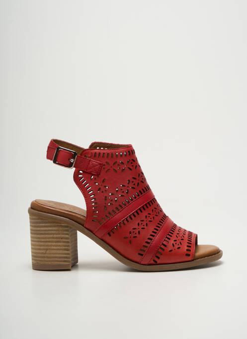 Sandale/Pantofi decupați roșu CARMELA femeie