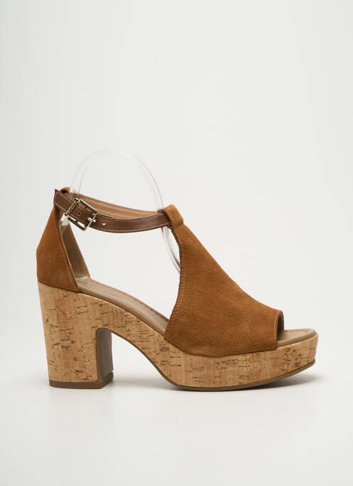 Sandale/Pantofi decupați maro NERO GIARDINI femeie