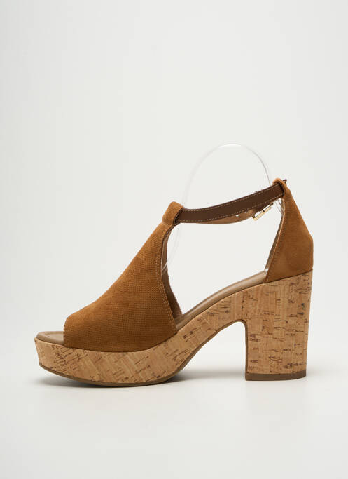 Sandale/Pantofi decupați maro NERO GIARDINI femeie