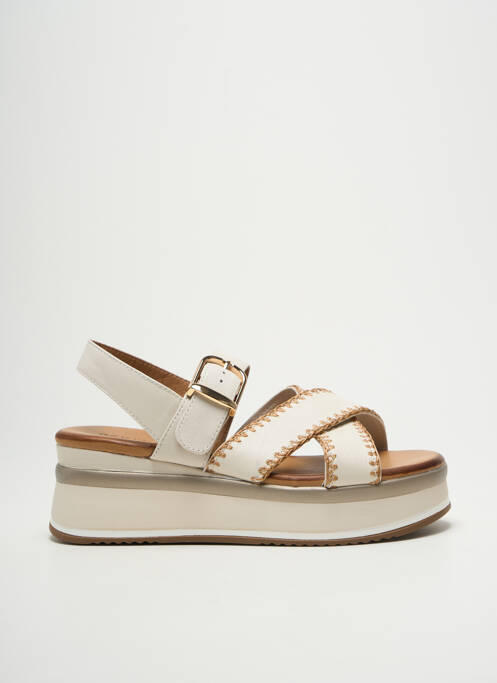 Sandale/Pantofi decupați bej INUOVO femeie