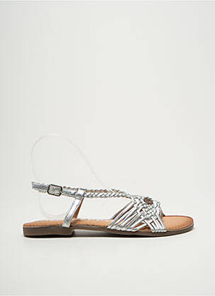 Sandale/Pantofi decupați argintiu GIOSEPPO femeie