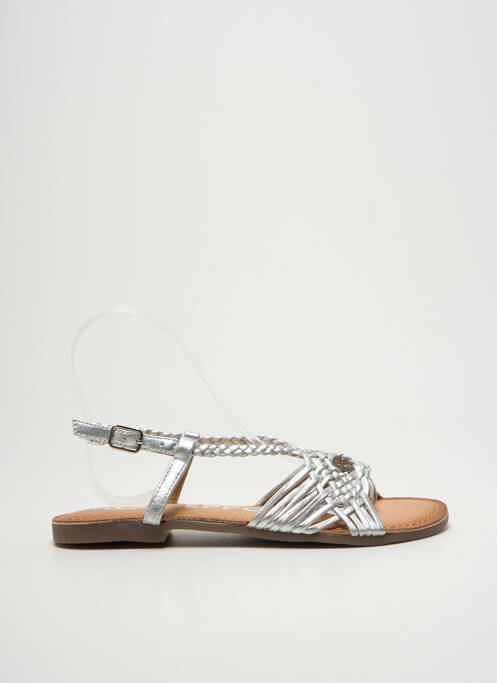 Sandale/Pantofi decupați argintiu GIOSEPPO femeie