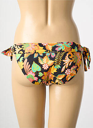 Chiloți de baie imprimeu floral bikini galben GRAIN DE SABLE femeie