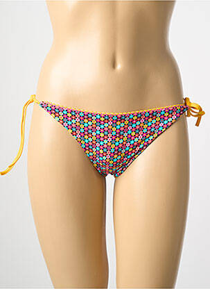 Chiloți de baie galben GRAIN DE SABLE femeie