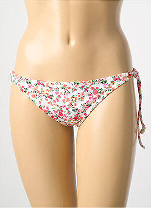 Chiloți de baie imprimeu floral bikini roz BANANA MOON femeie
