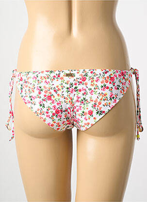 Chiloți de baie imprimeu floral bikini roz BANANA MOON femeie