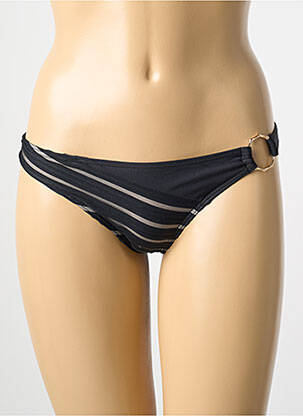 Chiloți de baie efect material satinat bikini negru BARTS femeie