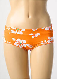 Chiloți de baie imprimeu floral chilot scurt portocaliu BANANA MOON femme