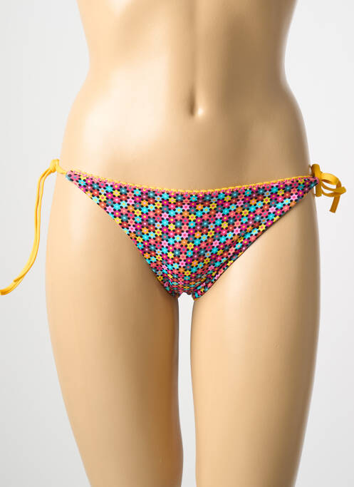 Chiloți de baie galben GRAIN DE SABLE femeie