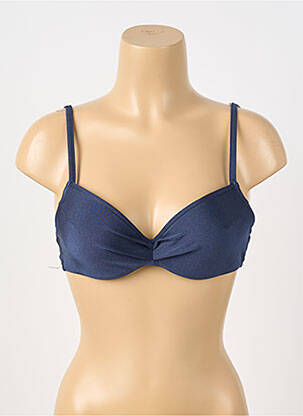 Sutien de costum de baie elasticitate top sutien push-up albastru BARTS femeie