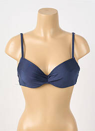 Sutien de costum de baie elasticitate top sutien push-up albastru BARTS femme