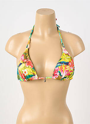 Sutien de costum de baie elasticitate sutien cu susținere înaltă și burete detașabil galben BANANA MOON femeie