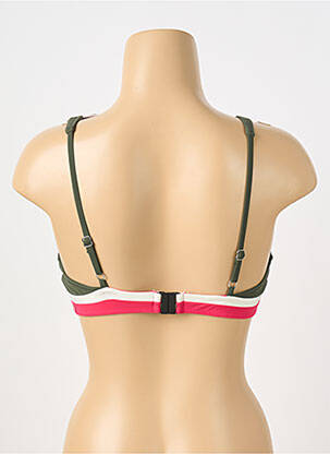 Sutien de costum de baie elasticitate sutien cupe întregi cu decolteu înalt verde BANANA MOON femeie