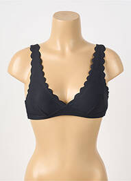 Sutien de costum de baie elasticitate sutien cupe întregi cu decolteu înalt negru ONLY femeie