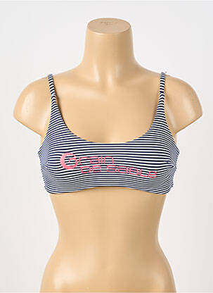 Sutien de costum de baie bretele elastice reglabile sutiene albastru GRAIN DE SABLE femeie
