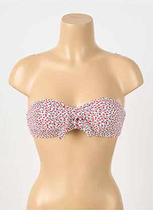 Sutien de costum de baie elasticitate top bentiță roșu ONLY femeie