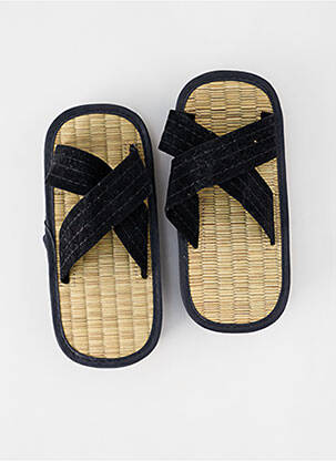 Mulete/Saboți negru METAL BOXE copil