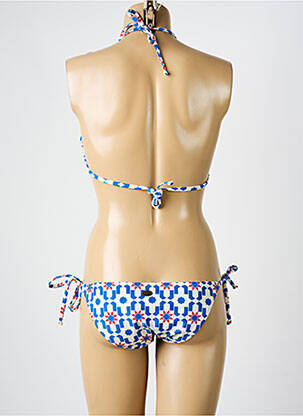 Costum de baie din două piese elasticitate top triunghiuri albastru QUIKSILVER femeie