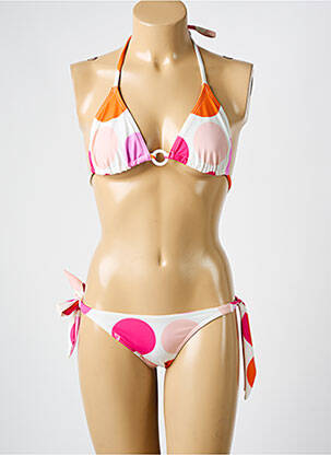 Costum de baie din două piese roz QUIKSILVER femeie