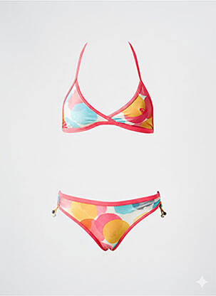 Costum de baie din două piese elasticitate roz ROXY fată