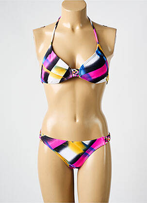 Costum de baie din două piese elasticitate top triunghiuri negru ROXY femeie