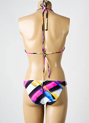 Costum de baie din două piese elasticitate top triunghiuri negru ROXY femeie