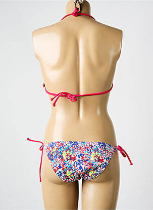 Costum de baie din două piese elasticitate sutien balconet cu decolteu înalt albastru ROXY femeie