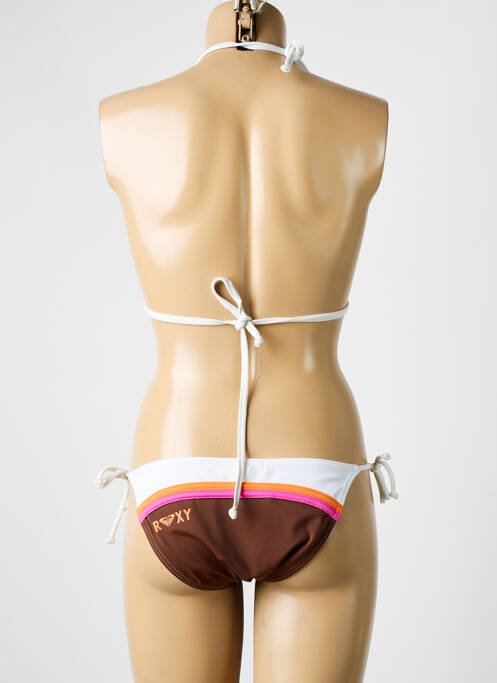 Costum de baie din două piese maro ROXY femeie