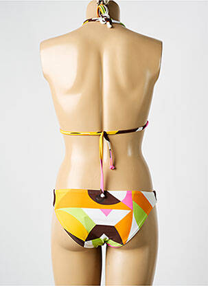 Costum de baie din două piese elasticitate top triunghiuri verde ROXY femeie