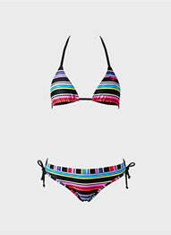 Costum de baie din două piese elasticitate negru ROXY fille