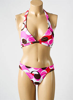 Costum de baie din două piese elasticitate top sutien modelat roz ROXY femeie