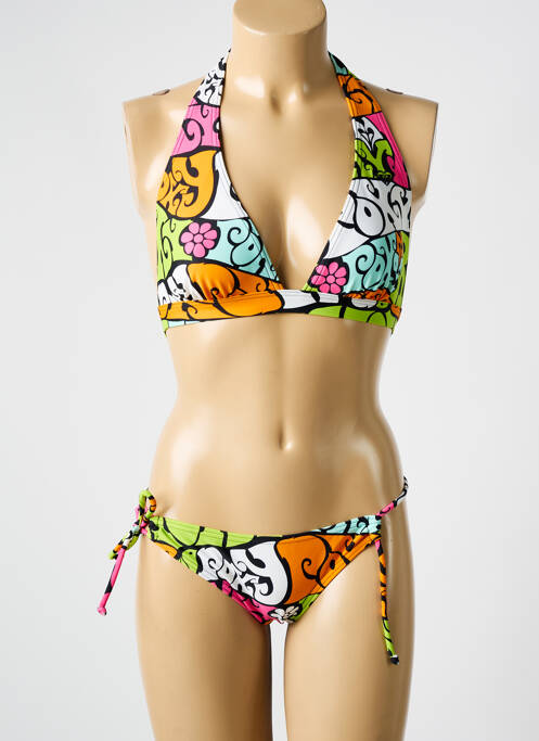 Costum de baie din două piese galben ROXY femeie