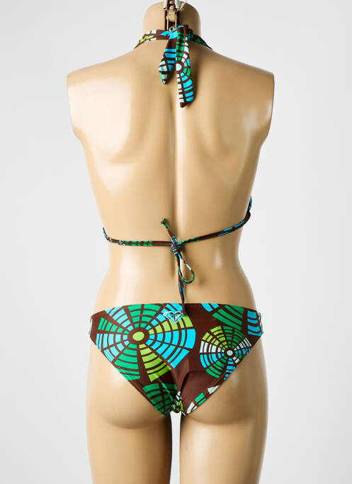 Costum de baie din două piese verde ROXY femeie