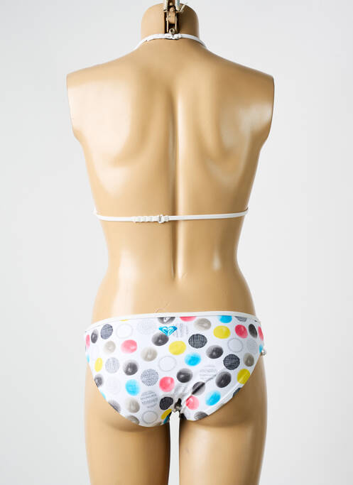 Costum de baie din două piese alb ROXY fată