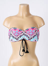 Sutien de costum de baie top bentiță top bentiță roz SEAFOLLY femeie