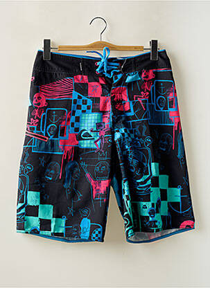 Șort de baie țesătură poplin negru QUIKSILVER bărbat