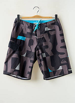 Șort de baie țesătură poplin negru QUIKSILVER bărbat