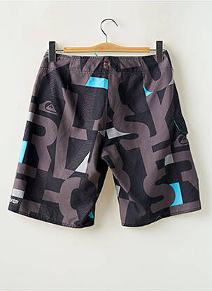 Șort de baie țesătură poplin negru QUIKSILVER bărbat