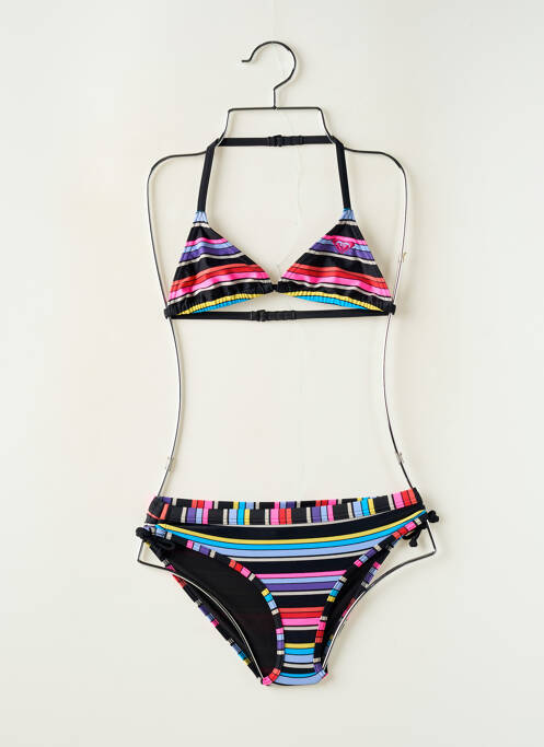 Costum de baie din două piese negru ROXY fată