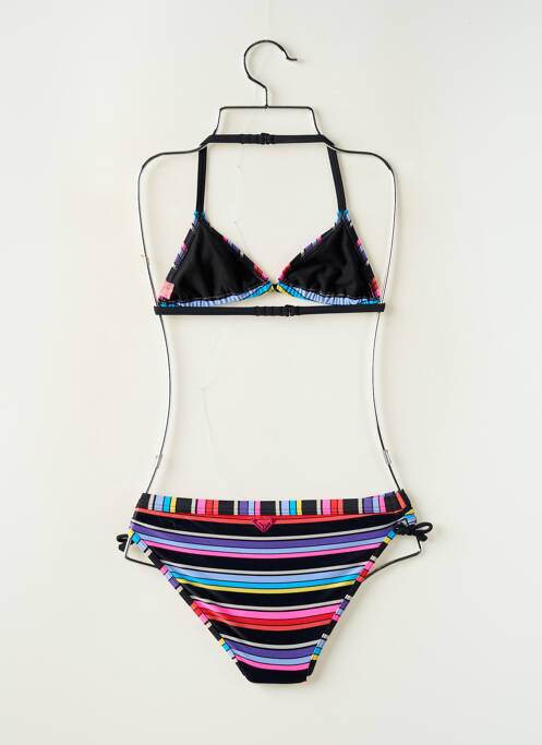 Costum de baie din două piese negru ROXY fată