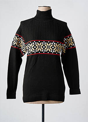 Pulover cu guler înalt negru NEWLAND femeie