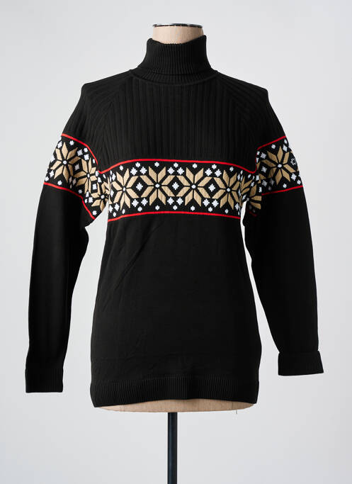 Pulover cu guler înalt negru NEWLAND femeie