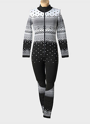 Salopetă-pantalon mâneci lungi negru NEWLAND femeie