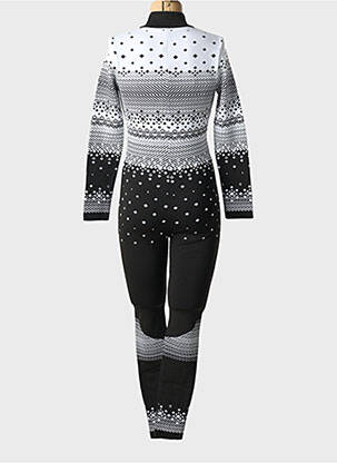 Salopetă-pantalon mâneci lungi negru NEWLAND femeie