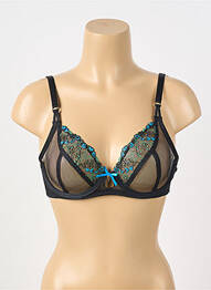 Sutien broderie sutien cupe întregi cu decolteu înalt negru FREYA femme