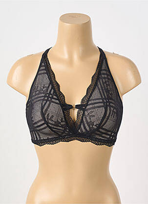Sutien fără armatură bralete negru FREYA femeie