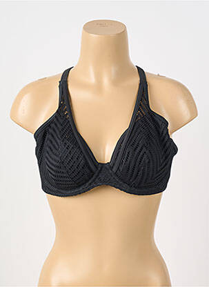 Sutien de costum de baie sutien cupe întregi cu decolteu înalt sutien cupe întregi cu decolteu înalt negru FREYA femeie