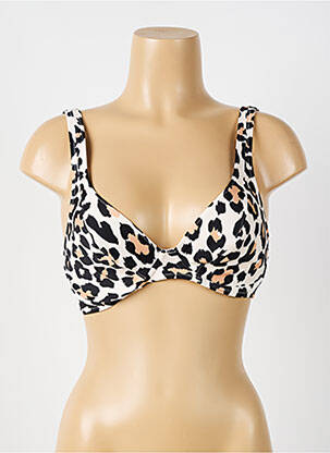 Sutien de costum de baie elasticitate sutien balconet cu decolteu înalt bej FREYA femeie